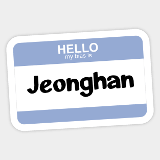 My Bias is Jeonghan Sticker